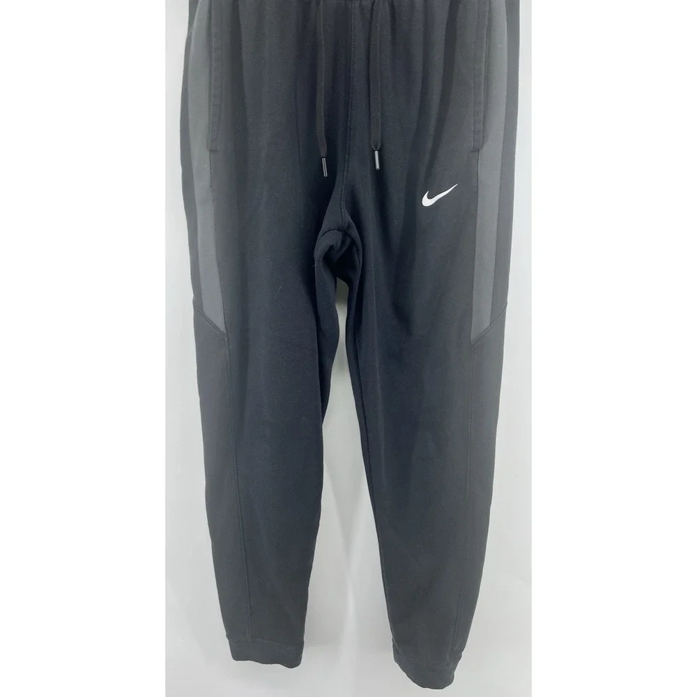 Nike Therma Fit Showtime Pants Joggers Black Gray FD1133 Medium 29/30 Stretch